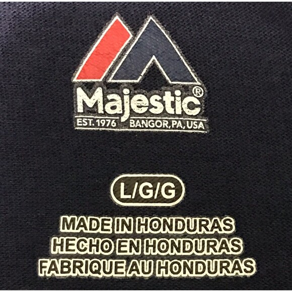 Seattle Seahawks NFL Navy Blue 12th Player FAN Adult Lg. Majestic Brand T Shirt - Picture 8 of 12